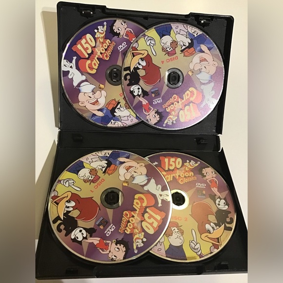 4dvd set classic cartoon animation set circa 2006 retro Betty boop popeye - Picture 5 of 6